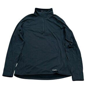 Patagonia Performance Baselayer Capilene Pull Over 1/4 Zip Long Sleeve Shirt XL